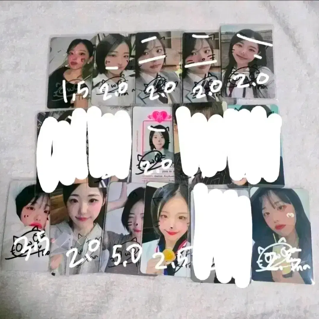 QWER 싸인 싸포 포토카드 미공포 포카 쵸단 마젠타 히나 시연 | 브랜드
